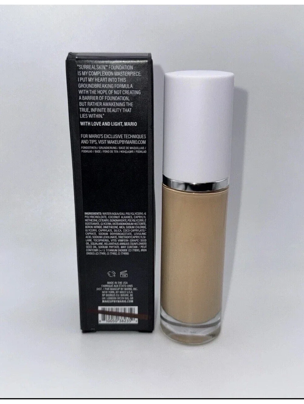 Makeup By Mario SurrealSkin Luminous Hydrating Foundation Shade 4C 1oz